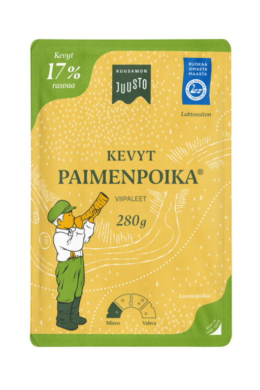 Kevyt Paimenpoika kermajuustoviipale